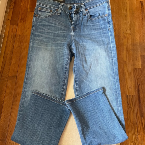 Jcrew vintage straight crop jeans